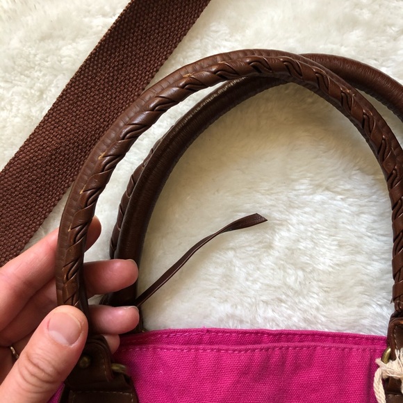 MOSSIMO - Pink Canvas Crossbody Bag - NEW - Picture 5 of 5